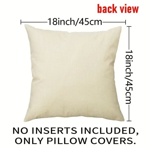 NEW LINEN BLEND "BUNNY TREATS" EASTER DECOR CARROTS DECORATIVE PILLOW COVER 18" - Picture 2 of 3